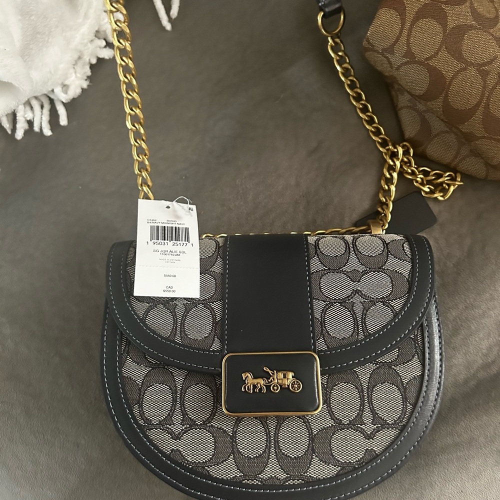 Coach signature crossbody